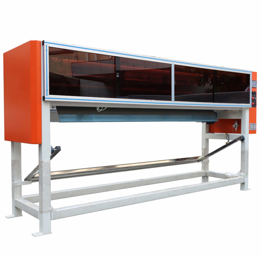 Powerful cutting machine for mattress panel
