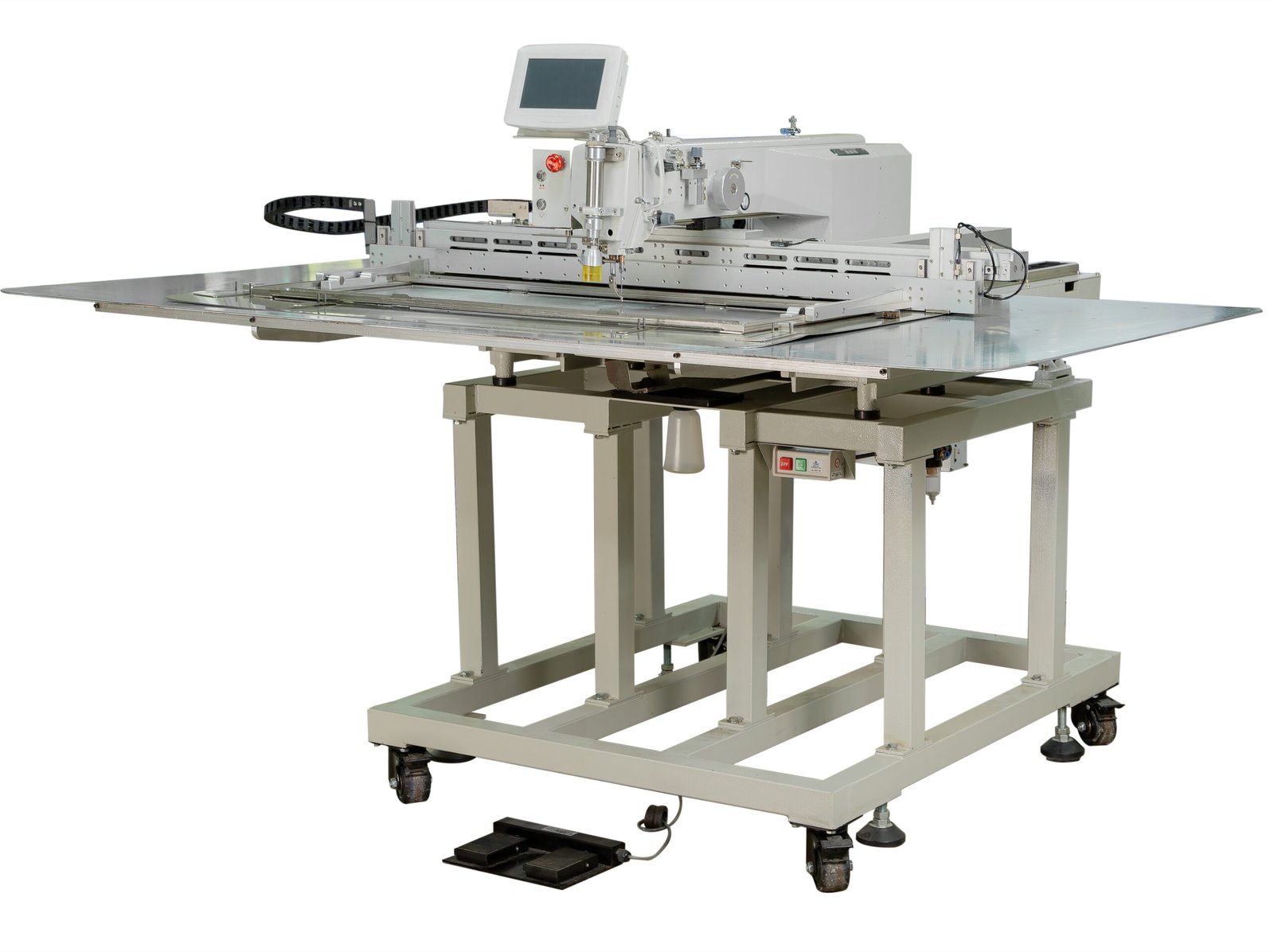 Creative mattress handle attaching machine - Boya Machinery